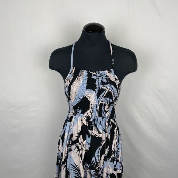 Free People Intimately Floral Blue Smocked Dress - Women’s M - Picture 4 of 13